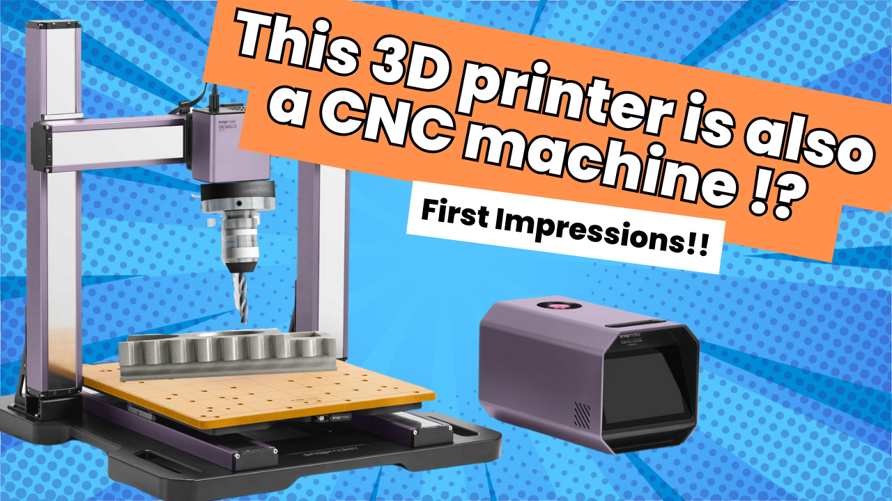 Snapmaker Artisan CNC Module First Impressions