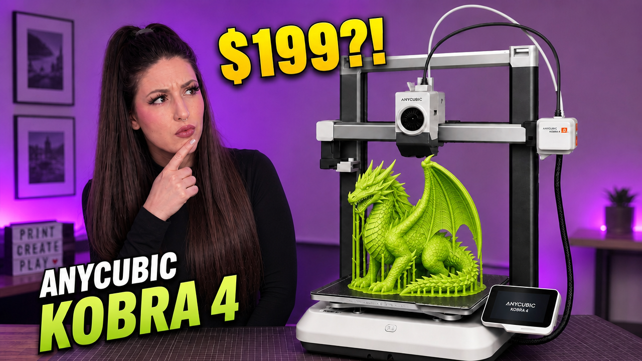 Anycubic Kobra 4 First Impression: A Great Beginner 3D Printer… But Is It the Right One?