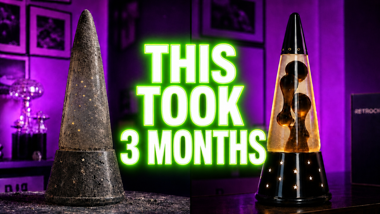 Can You Turn a Vintage Glitter Lamp Into a Real Lava Lamp?